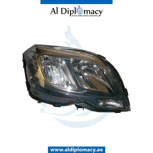 Right Headlight, Normal, EMPTY for Mercedes-Benz C Class W204 (2007-2015) models, Part Number UN-2048201039