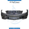 Front Bumper, WITH WIPER Hole, COMPLETE for Mercedes-Benz C Class W204 (2007-2015) models, Part Number UN-2048854725-CO