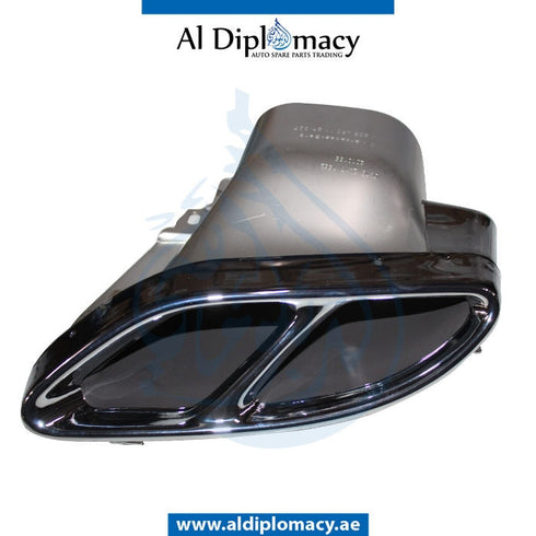 Left EXHAUST TAILPIPE TIP for Mercedes-Benz C Class W205 (2015-2021) models, Part Number UN-2054900300