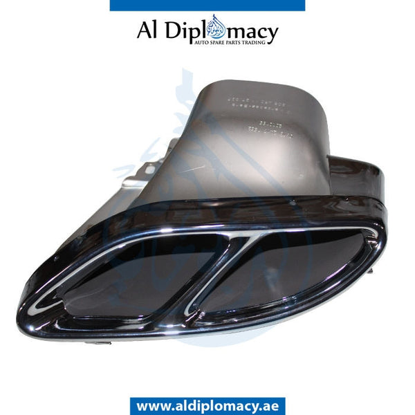 Left EXHAUST TAILPIPE TIP for Mercedes-Benz C Class W205 (2015-2021) models, Part Number UN-2054900300