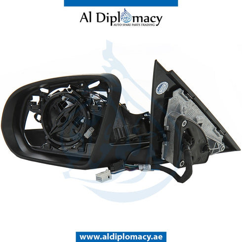 Left Mirror Frame, WITHOUT Glass, AND COVER for Mercedes-Benz C Class W205 (2015-2021) models