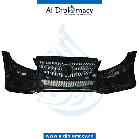 Front Bumper, WITH SENSOR Hole, COMPLETE for Mercedes-Benz C Class W205 (2015-2021) models