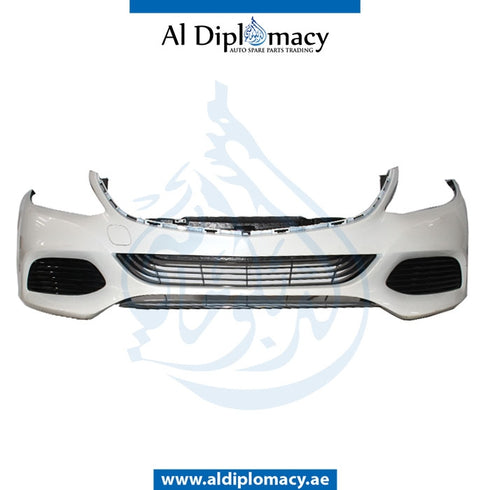 Front Bumper, WITHOUT SENSOR Hole, Normal, COMPLETE for Mercedes-Benz C Class W205 (2015-2021) models