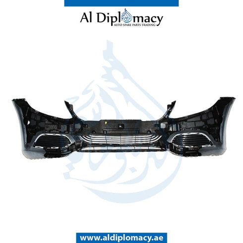 Front Bumper, WITHOUT SENSOR Hole, Normal, COMPLETE for Mercedes-Benz C Class W205 (2015-2021) models