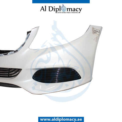 Front Bumper, WITHOUT SENSOR Hole, Normal, COMPLETE for Mercedes-Benz C Class W205 (2015-2021) models, Part Number UN-2058800540-CO