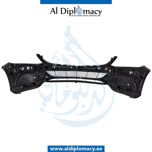 Front Bumper, WITH SENSOR Hole, Normal, COMPLETE for Mercedes-Benz C Class W205 (2015-2021) models, Part Number UN-2058800740-CO