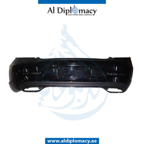 Rear Bumper, WITHOUT SENSOR Hole, COMPLETE for Mercedes-Benz C Class W205 (2015-2021) models, Part Number UN-2058801708-CO