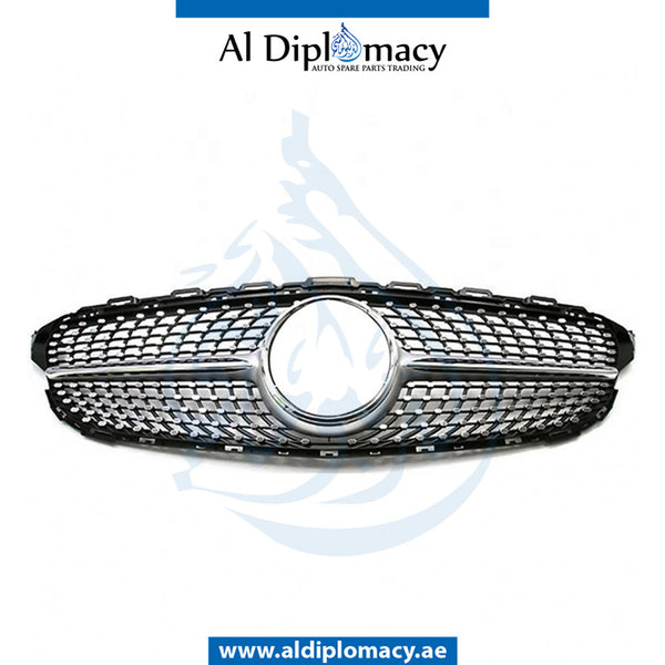 SHOW Grille, COMPLETE for Mercedes-Benz C Class W205 (2015-2021) models, Part Number UN-2058804202-CO