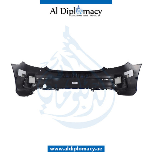 Rear Bumper, WITH SENSOR Hole, EMPTY for Mercedes-Benz C Class W205 (2015-2021) models