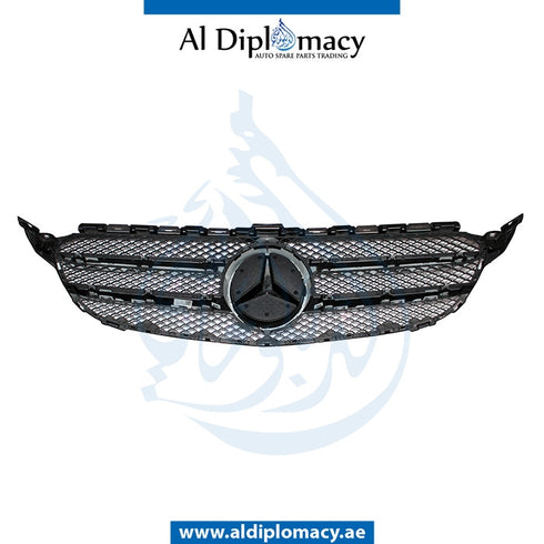 SHOW Grille, BLACK for Mercedes-Benz C Class W205 (2015-2021) models