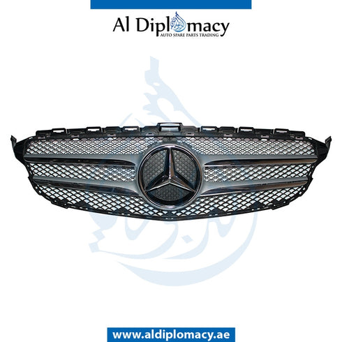 SHOW Grille, BLACK for Mercedes-Benz C Class W205 (2015-2021) models, Part Number UN-2058880023