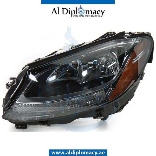 Left Headlight, NORMAL for Mercedes-Benz C Class W205 (2015-2021) models, Part Number UN-2059067102