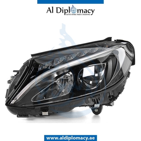 Left Headlight, STATIC LED for Mercedes-Benz C Class W205 (2015-2021) models