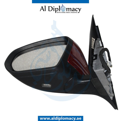 Left Mirror, Red, COMPLETE for Mercedes-Benz C Class W205 (2015-2021) models