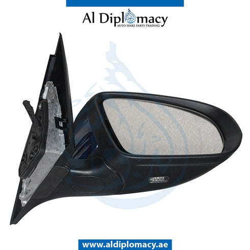 Right Mirror, Blue, COMPLETE for Mercedes-Benz C Class W205 (2015-2021) models