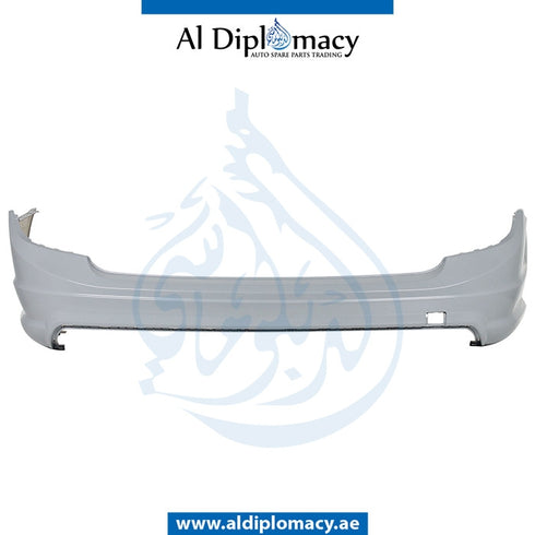Rear Bumper, WITHOUT SENSOR HOLE for Mercedes-Benz E-Class Coupe W207 (2009-2017) models, Part Number UN-2078803547
