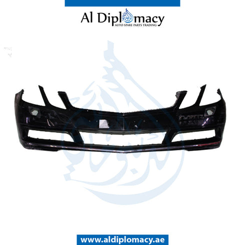 Front Bumper, WITH WIPER Hole, EMPTY for Mercedes-Benz E-Class Coupe W207 (2009-2017) models, Part Number UN-2078808540