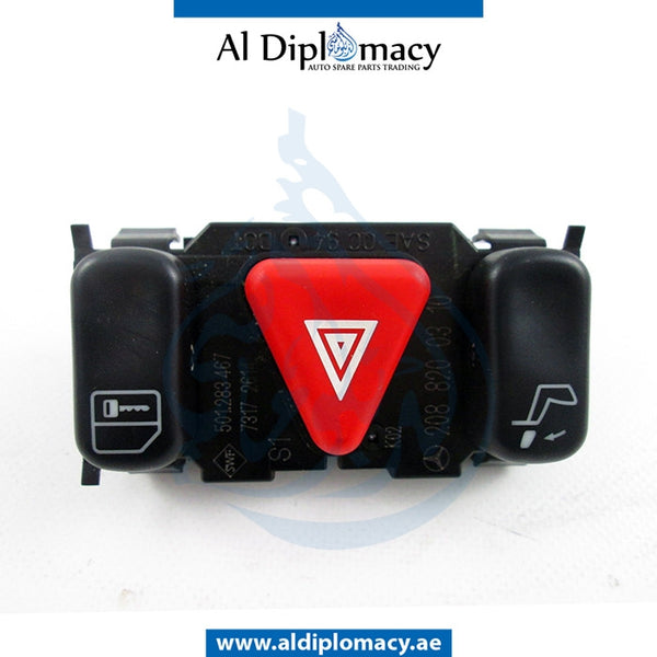 WARNING LIGHT SWITCH for Mercedes-Benz C Class W202 (1994-2000) models, Part Number UN-2088200310