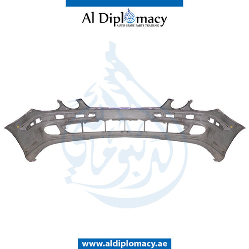 Front Bumper, WITH WIPER Hole, EMPTY for Mercedes-Benz E Class W211 (2002-2009) models