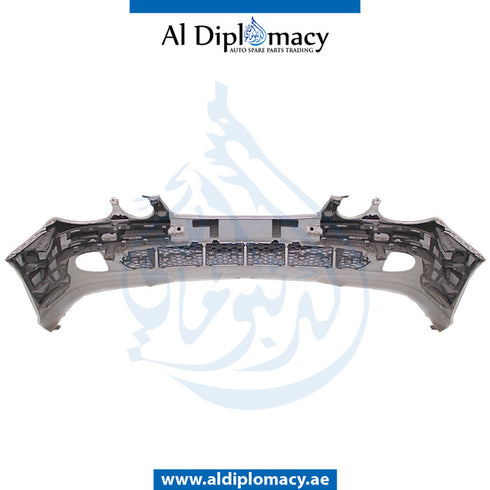 Front Bumper, WITH WIPER Hole, COMPLETE for Mercedes-Benz E Class W211 (2002-2009) models