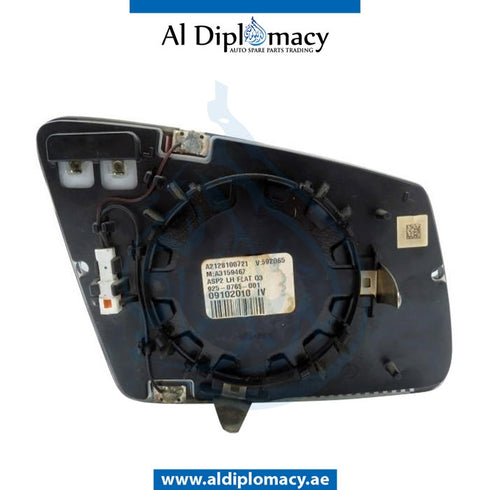 Left Mirror GLASS for Mercedes-Benz C Class W204 (2007-2015) models