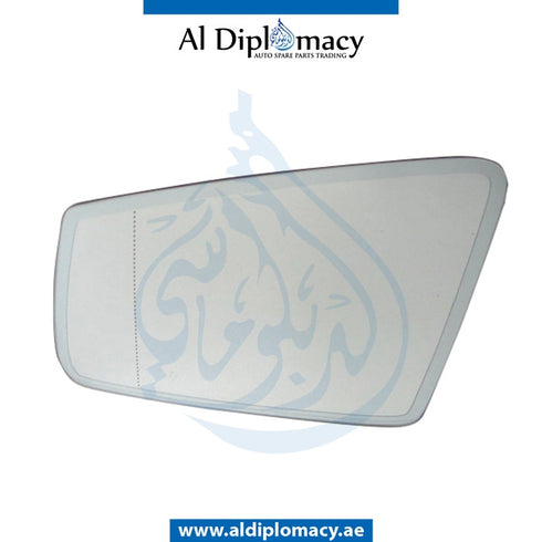 Left Mirror GLASS for Mercedes-Benz C Class W204 (2007-2015) models, Part Number UN-2128101821