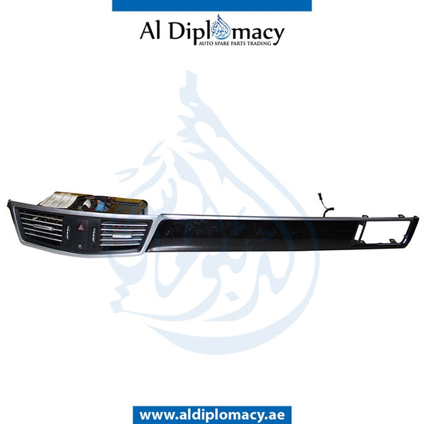Front A/C Grille, CENTER for Mercedes-Benz E Class W212 (2009-2016) models, Part Number UN-2128302554
