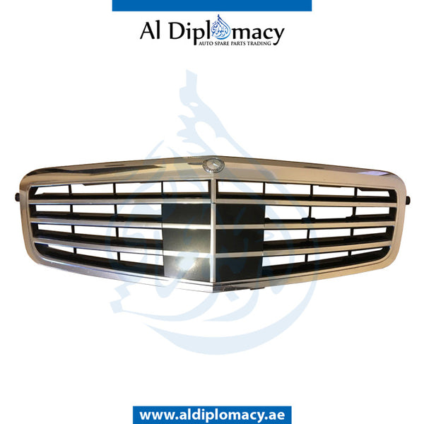 SHOW Grille, BLACK for Mercedes-Benz E Class W212 (2009-2016) models, Part Number UN-2128800383