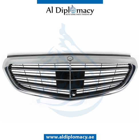 SHOW GRILLE for Mercedes-Benz E Class W212 (2009-2016) models, Part Number UN-2128800400