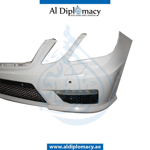 Front Bumper, WITH SENSOR AND WIPER Hole, AMG 63, COMPLETE for Mercedes-Benz E Class W212 (2009-2016) models