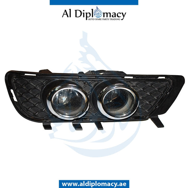 Front Left Lower BUMPER GRILLE Cover, COMPLETE for Mercedes-Benz E Class W212 (2009-2016) models, Part Number UN-2128850823-CO