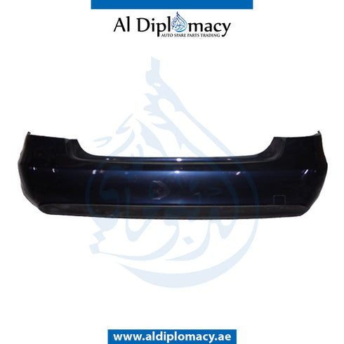 Rear Bumper, WITHOUT SENSOR Hole, COMPLETE for Mercedes-Benz CLS Class W218 (2011-2018) models, Part Number UN-2128857625-CO