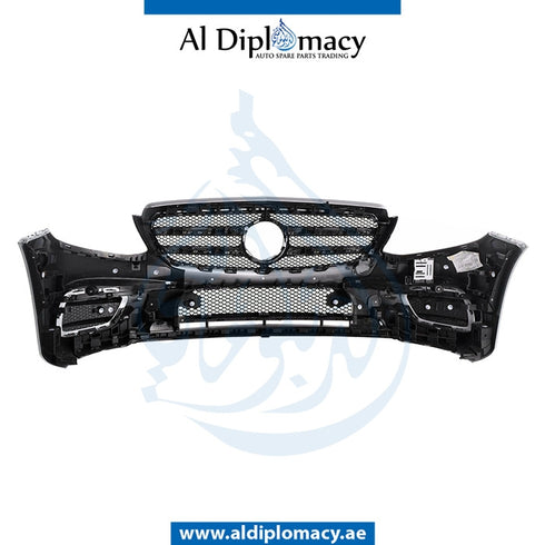 Front Bumper, WITH SENSOR Hole, COMPLETE for Mercedes-Benz E Class W213 (2017-2023) models