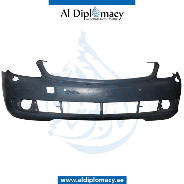 Front Bumper, WITH SENSOR AND WIPER HOLE for Mercedes-Benz CL Class W216 (2006-2014) models, Part Number UN-2168800740