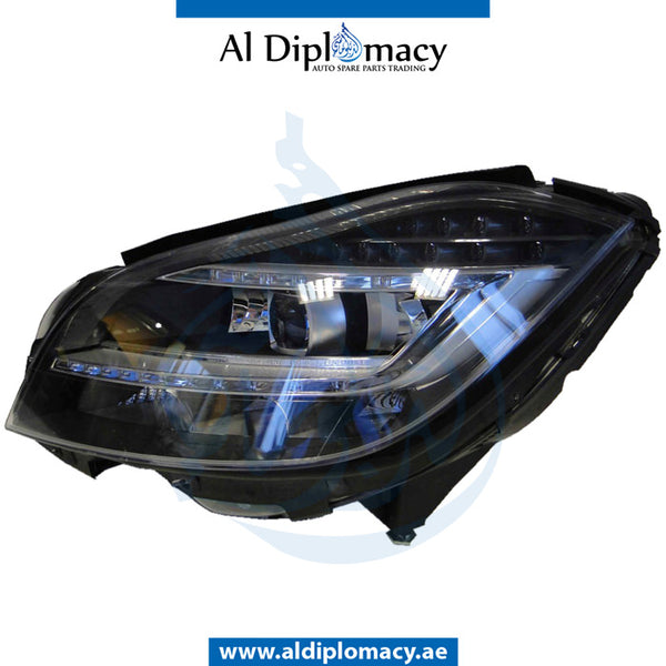 Left Headlight, Led, COMPLETE for Mercedes-Benz CLS Class W218 (2011-2018) models, Part Number UN-2188200159-CO