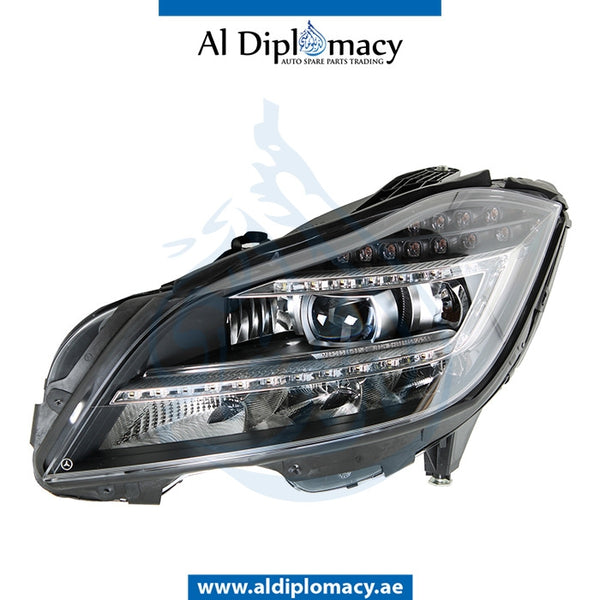 Left Headlight, STATIC LED for Mercedes-Benz CLS Class W218 (2011-2018) models, Part Number UN-2188203359