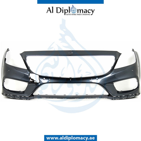 Front Bumper, WITH SENSOR Hole, EMPTY for Mercedes-Benz CLS Class W218 (2011-2018) models, Part Number UN-2188850300