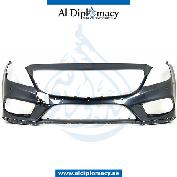 Front Bumper, WITH SENSOR Hole, EMPTY for Mercedes-Benz CLS Class W218 (2011-2018) models, Part Number UN-2188850300