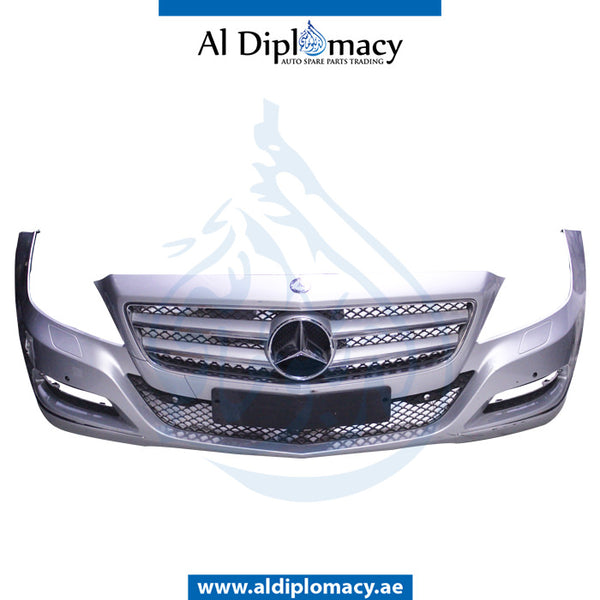 Front Bumper, WITH SENSOR AND WIPER Hole, Normal, COMPLETE for Mercedes-Benz CLS Class W218 (2011-2018) models, Part Number UN-2188850325-CO