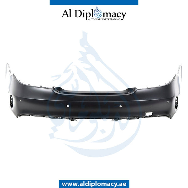 Rear Bumper, WITH SENSOR Hole, EMPTY for Mercedes-Benz CLS Class W218 (2011-2018) models, Part Number UN-2188850338