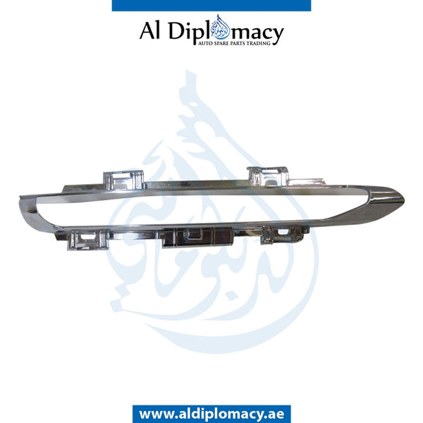 Front Left Lower BUMPER FOG LAMP GRILLE MOLDING for Mercedes-Benz CLS Class W218 (2011-2018) models, Part Number UN-2188850674