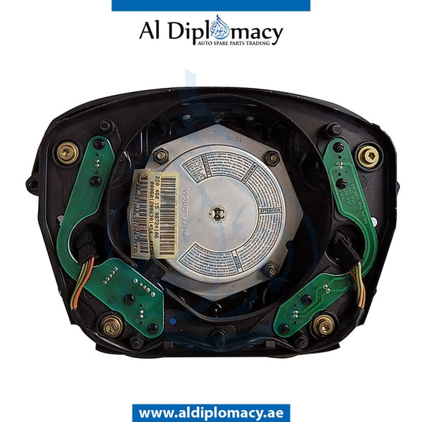 STEERING WHEEL Airbag, BLACK for Mercedes-Benz CL Class W215 (1999-2005) models, Part Number UN-2204601598-BK