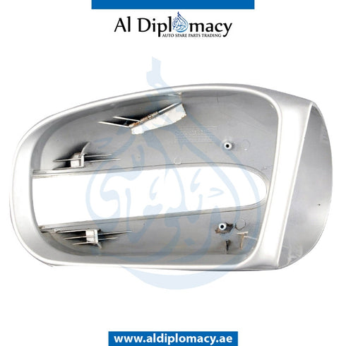 Left Mirror Cover, WHITE for Mercedes-Benz CL Class W215 (1999-2005) models, Part Number UN-2208100164-WH