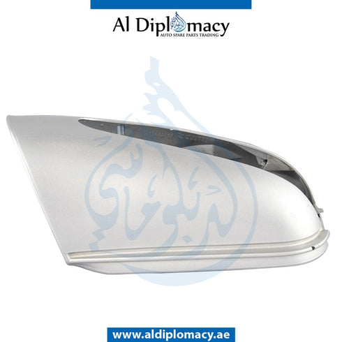 Left Mirror Cover, WHITE for Mercedes-Benz CL Class W215 (1999-2005) models