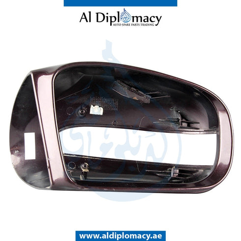 Right Mirror Cover, BROWN for Mercedes-Benz CL Class W215 (1999-2005) models, Part Number UN-2208100264-BR