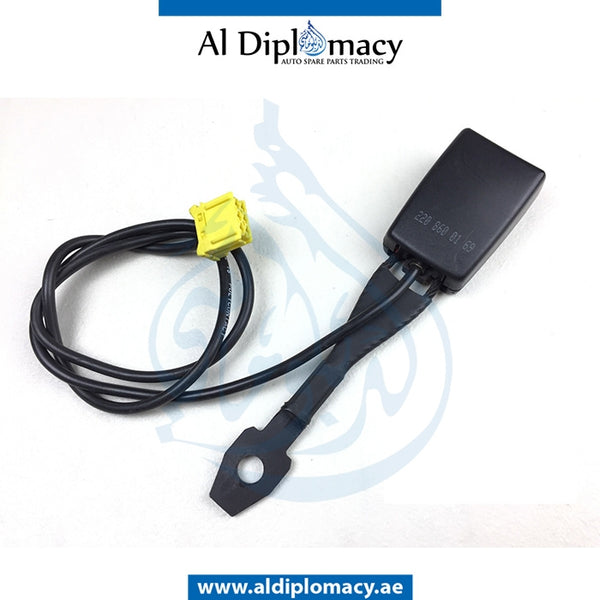 Front SEAT BELT BUCKLE for Mercedes-Benz S Class W220 (1999-2005) models, Part Number UN-2208600169