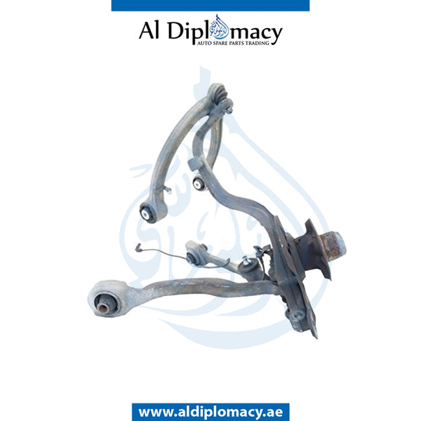 Left STEERING Knuckle, COMPLETE for Mercedes-Benz CL Class W216 (2006-2014) models, Part Number UN-2213322901-CO