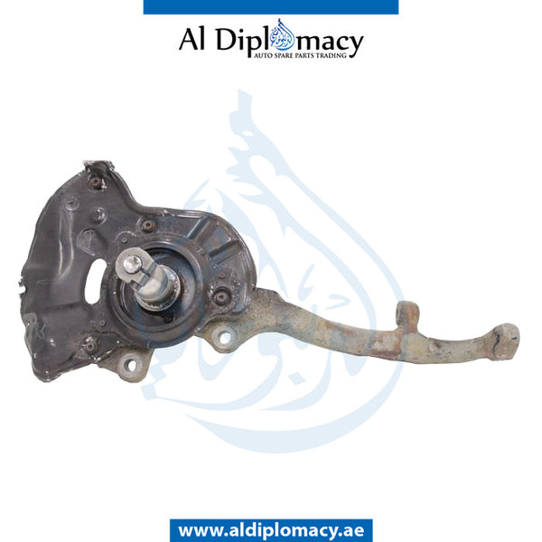 Front Left STEERING Knuckle, EMPTY for Mercedes-Benz S Class W216 (2006-2014) models, Part Number UN-2213322901