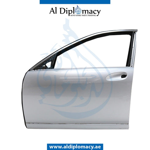 Front Left Door, EMPTY for Mercedes-Benz S Class W221 (2006-2013) models, Part Number UN-2217200105