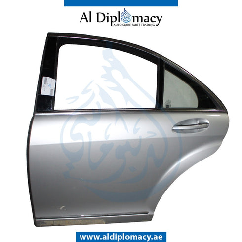 Rear Left Door, COMPLETE for Mercedes-Benz S Class W221 (2006-2013) models, Part Number UN-2217300305-CO
